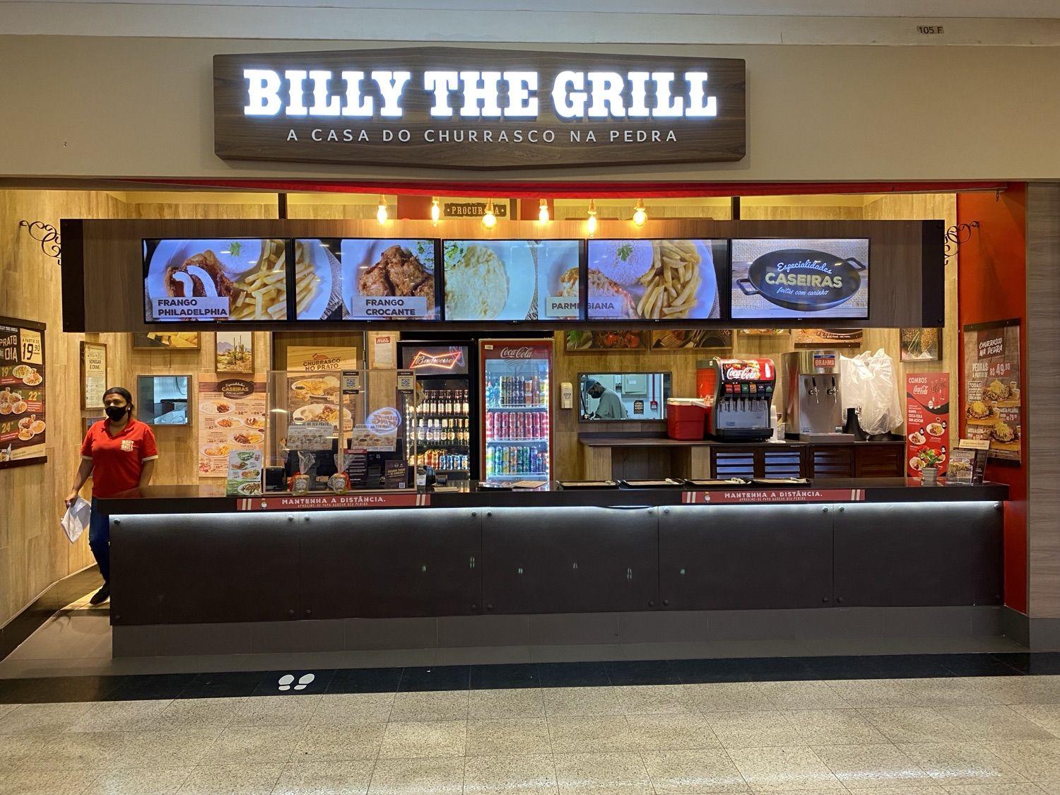 Billy The Grill — loja em praça de alimentação